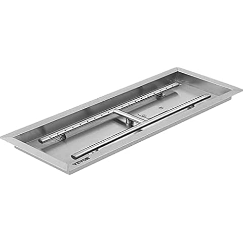 VBENLEM Brasero de Gas de Acero Inoxidable Cover