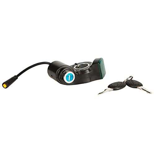 NANROBOT Scooter LED LCD Digital Display Voltmeter and Ignition Lock with Key