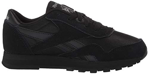 Image of Reebok Boy's Classic Nylon Sneaker, Black /Carbon, 1
