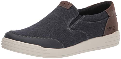 Nunn Bush Men's Kore City Walk Canvas Moc Toe Slip-on Sneaker