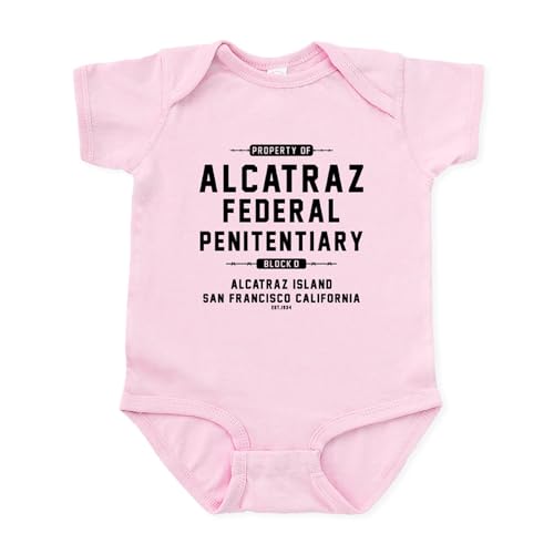 CafePress Alcatraz Infant Bodysuit Cute Infant Bodysuit Baby Romper