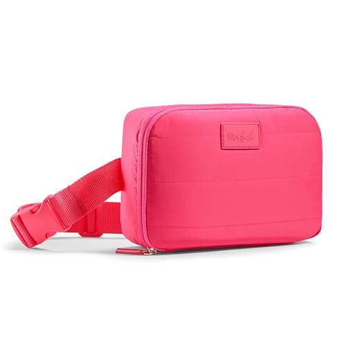 Fit & Fresh Belt Bag Cooler, 3-Can, Hot Pink