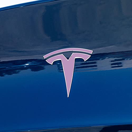 Image of IPG Compatible with Model Y Decal (8 Logo Set) Stickers Set Personalize Your Vehicle (Gloss Lilac)