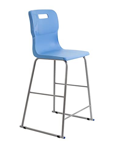 Titan Classroom High Chair-Size 6, Ages 13+, Sky Blue, 53 x 55 x 102 cm