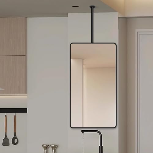 Miroir flottant plafond perche sur mesure finition premium - 2