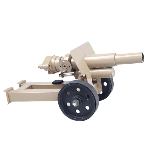 Opzioni di esposizione versatili: questo modello di cannone può essere utilizzato come elegante espositore da tavolo o da vetrina. Il suo design leggero ma robusto lo rende facile da trasportare durante le riunioni all'aperto, rendendolo adatto sia per collezioni al chiuso che per eventi all'aperto.