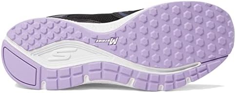 Skechers Women's GO Run CONSISTENT-Vivid Horizon Sneaker, Black/Lavender, 9 | Image 2