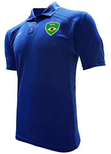 Arza Sports Brazil Polo Shirt para Hombre Color Azul miniatura 2