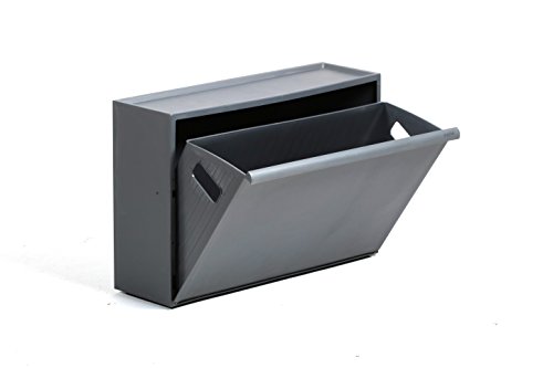 Image of Cello Maple Multipurpose Shoe Rack (Charcoal Grey)
