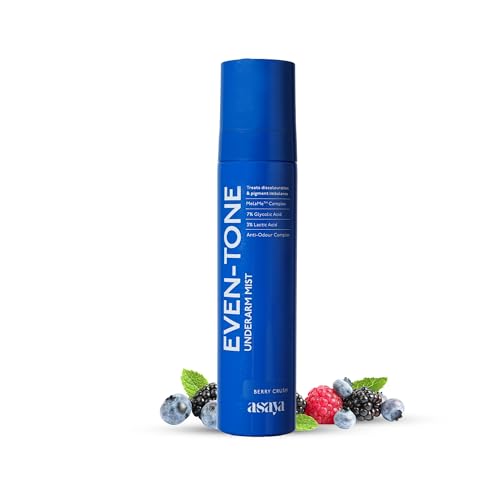 Image of Asaya Even Tone Underarm Mist | Lightweight Spray for Underarm Pigmentation Removal & Odour Control | Even Tone Underarm Mist for Dark Underarms | Berry Crush | 100 ml