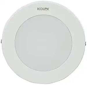 EcoLink 7-Watt Surface Round LED Downlighter (Warm White, Pack of 4)