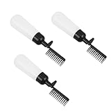 MUSISALY 理髪ツール シャンプー パーマ液 スカルプボトルアプリケーター ボールルートコームスカルプアプリケーター ヘアスプレーボトル 水スプレーボトルの髪 染毛剤ルートコーム プラスチック