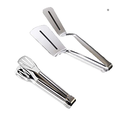 Pinza Per Spaghetti In Acciaio Inossidabile 19cm - A Forma Di Pettine, Design Ergonomico, Pinza Per Pasta, Insalata, Pane E Buffet - 2