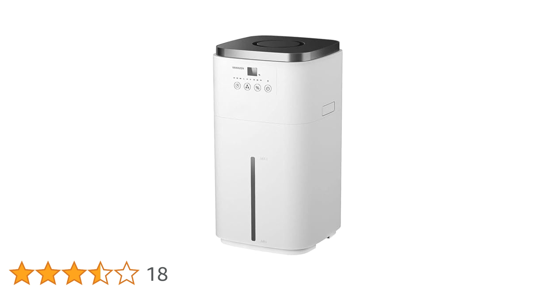 【加湿器】YAMAZEN KS-J242 Amazon | [山善] 加湿器 加熱式 スチーム式 上から給水 (最大