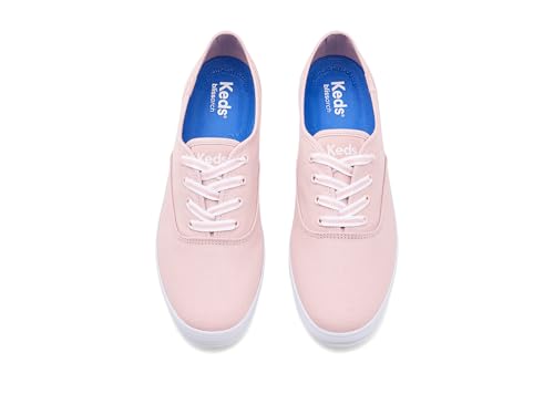 Image of Keds Women's Champion Canvas Lace-Up Pale Pink Canvas 10 Medium