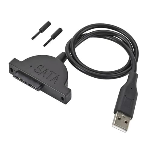Cable Adaptador USB 2.0 a MI NI Sata 15 cm Negro miniatura 4