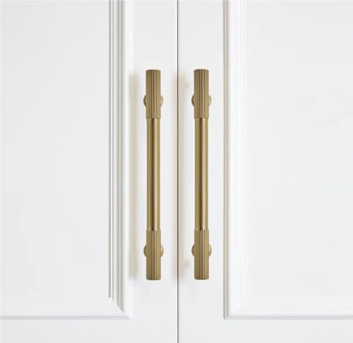 ZAUYX 10-Pack 3-1/2 Inch Hole Center Champagne Bronze Cabinet Pulls Solid Heavy Duty Cabinet Pull is Suitable for Drawers Dressers Handles Kitchens Bathroom cabinets by ZAUYX - Used condition - Image 4