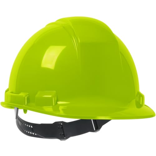 Dynamic Whistler Cap Style Hard Hat, HDPE Shell, ANSI Type 1, Class E, 4-Point Suspension, Pin-Lock Adjustment, Hi-Vis Yellow (280-HP241-44)