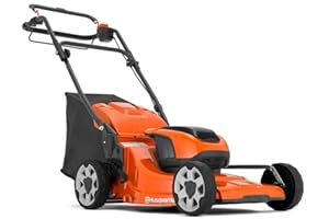 Husqvarna LC 142iS Tondeuse à Gazon sans fil - Largeur de coupe 42 cm - 36 V Li-ion - Entraînement par roue - PowerBoost - Mode Save - Réglage central de la hauteur - Barre pliable - Idéale pour les