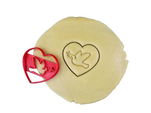 3DKOUPE - Tagliapasta Cuore - Colomba - Colore a scelta - Progettato e realizzato in Francia