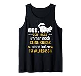 Cadeau amusant pour les amoureux des chats - Pour hommes, femmes, enfants, garçons, filles, amoureux des chats - « Non je n'ai toujours pas d'enfants mon chat est allergique », propriétaires de chats et enfants.