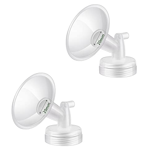 Image of Begical 20mm Flange Compatible with Spectra/Motif Luna/Ameda MYA/Cimilre Breastpumps Replacement to Pump Parts and Flanges/Shields. Compatible with Spectra S1 S2 9 Plus Parts/Accessories