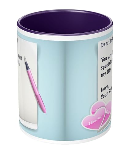 Image of NH10 DEISGNS Raksha Bandhan Gifts Pack for Brother, Combo Gift Pack of Designer Rakhi, Printed Coffee Mug, Happy Raksha Bandhan Greeting Card, Roli Chawal Combo Set (Pack of 5)(RMCKRCG702)
