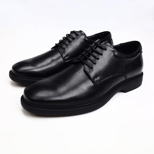 Men's Classic Synthetic Leather Derby Shoes for Business and Casual Wear4