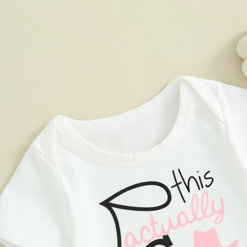 Western Baby Girl Summer Clothes This Actually is My First Rodeo Romper Cow Print Denim Shorts Set Cowgirl Outfits4