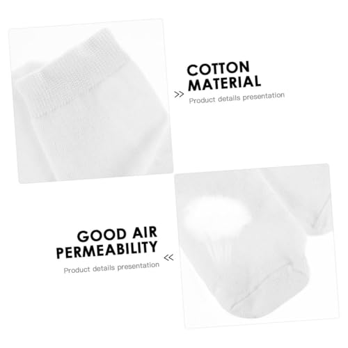 Calcetines imprimibles sublimación Mipcase pack 6 pares de algodón transpirable blanco unisex 2