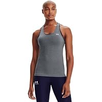 Under Armour Women's Tank , Pitch Gray Light Heather/Metallic Silver, Medium
