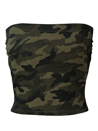Image of MixMatchy Women's 3 Pack Tube Top Built-in Bra Strapless Ruched Bandeau