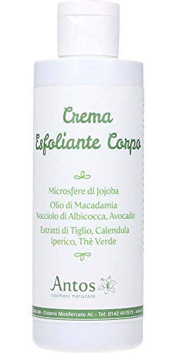 Antos crema esfoliante corpo olio di jojoba e