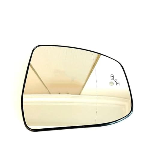 Vitre rétroviseur droit Ford Focus chauffante grand angle asphérique anti angle mort