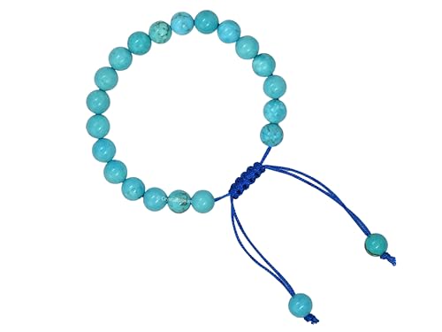 Natural Healing Crystal Bracelet for Women Men - AAA Grade Original Healing Gemstone Adjustable Bracelet for Yoga Reiki Meditation Feng Shui