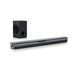 LG SJ2 2.1 Soundbar (160W, draadloze subwoofer, bluetooth) zwart