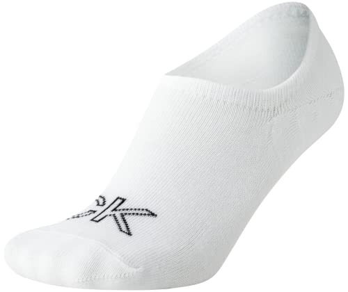 Image of Calvin Klein Womens No Show Socks - 6 Pack Non Slip Heel Lightweight Cotton Blend Low Cut Invisible Socks for Women
