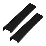 【Estilo moderno】 Estas manijas ocultas para los dedos tienen un diseño simple y moderno que agregará textura a su hogar. Ideal para armarios de cocina, baño, garaje u oficina.