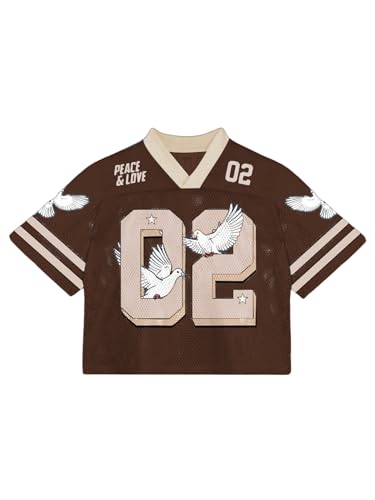 Amazon.com: COZYEASE Men's Y2K Mesh V Neck Jersey Shirts Half