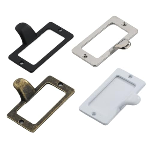 Porte-étiquettes en métal argenté de 30 pièces pour meuble