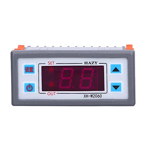 Adjustable Temperature Controller -19℃-99℃ High Accuracy Digital Display Thermostat With Staninless Steel Waterproof Ntc10K Probe #TOP6