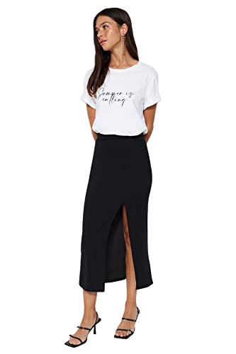 Jupe droite maxi crayon Trendyol la solution pour une silhouette allongée - 2