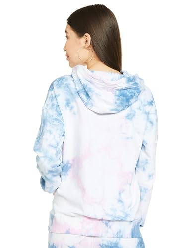 Image of Amazon Brand - Symbol Women Cotton Hooded Relaxed Fit Sweatshirt (Tie-Dye | Pullover) (Available in Plus Sizes)