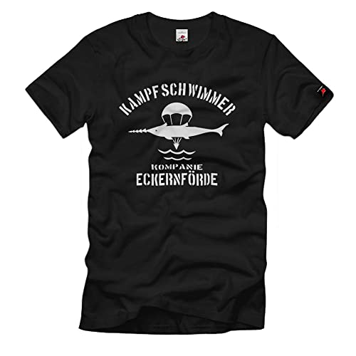 T-shirt de plongée Kp anti frottement armée allemande noir forme coin L