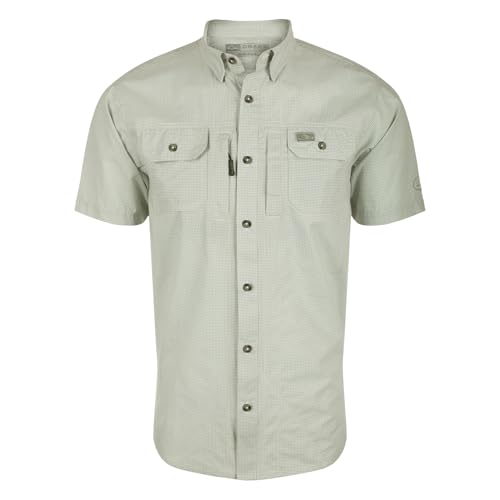 drake waterfowl dress shirts Drake Men's Solid Wingshooter's Short-Sleeve Shirt