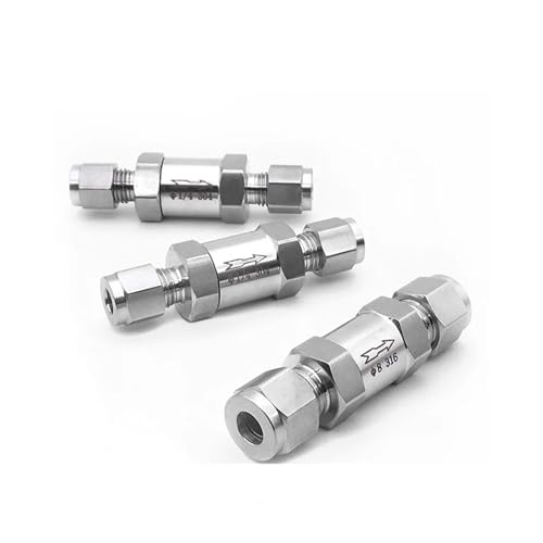 Valve anti-retour 1/8 pouce en inox pour circuit de filtration et plomberie