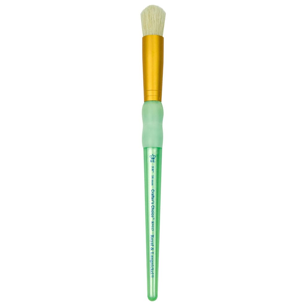 Crafter's Choice - Cepillo para Estarcido de cerdas Blancas, 5/8 Pulgadas de Ancho -R9113-5/8