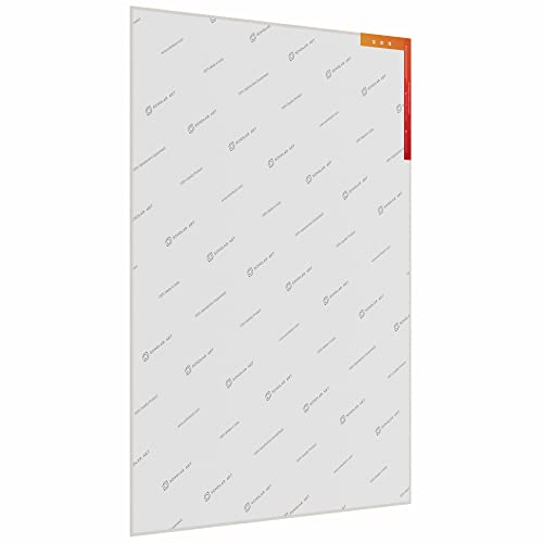 Image of Scholar Art Hobby Series 04 Oz (230 GSM) 100% Cotton Canvas Panel Board for Painting (White Blank Canvas Boards for Acrylic Paint, Oil Paint, Wet & Dry Media) | 24 inchx30 inch (60x75 cm), Pack of 6