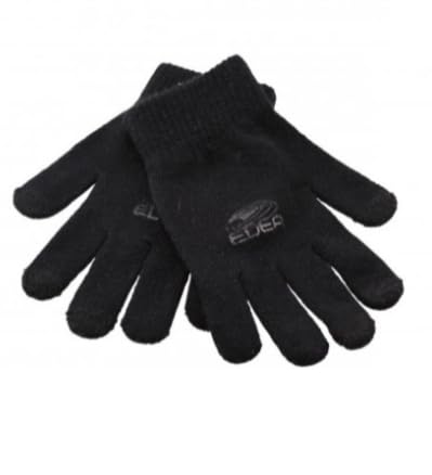 L'Estel Skates - Edea - Guantes de Agarre para Patinaje Edea - Edea Stretching/Gripping Gloves (Negro, S)