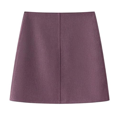 Women's Vintage Blazer Mini Skirt Spring High Waist A-Line